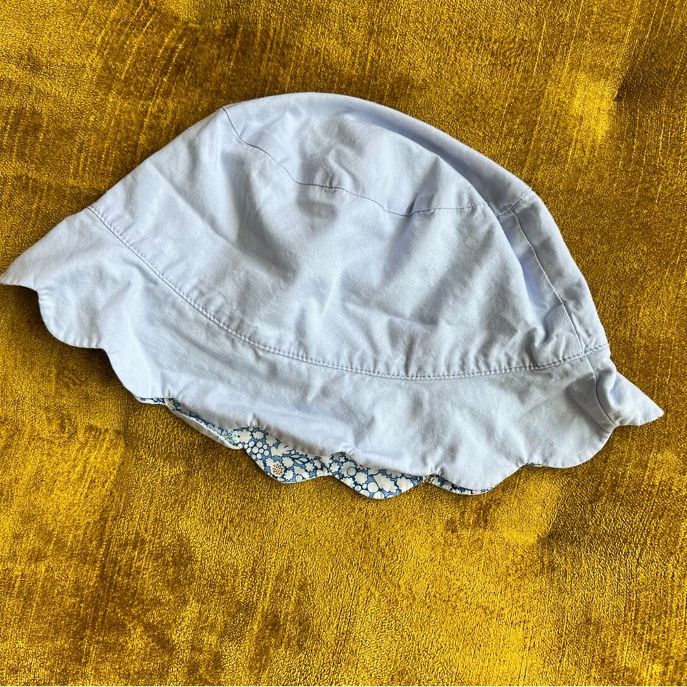 *Moving Sale* JACADI Paris Toddler Girl Blue Hat, size 51 20”